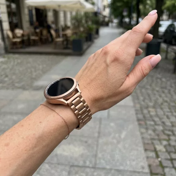 MYBANDZ Klasszikus fém óraszíj / rosegold / 20mm