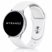 MYBANDZ Szilikon óraszíj gömb csattal /fehér// 20mm