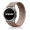 MYBANDZ Tépőzáras rugalmas szövet óraszíj / pink-homok / 20mm