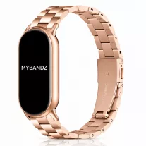 Xiaomi Smart Band 8/9/10-Klasszikus fém óraszíj/rosegold