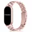 Xiaomi Smart Band 8/9/10-Klasszikus fém óraszíj/pink-arany