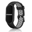Xiaomi Smart Band 8/9/10-Lélegző szilikon óraszíj/fekete-szürke