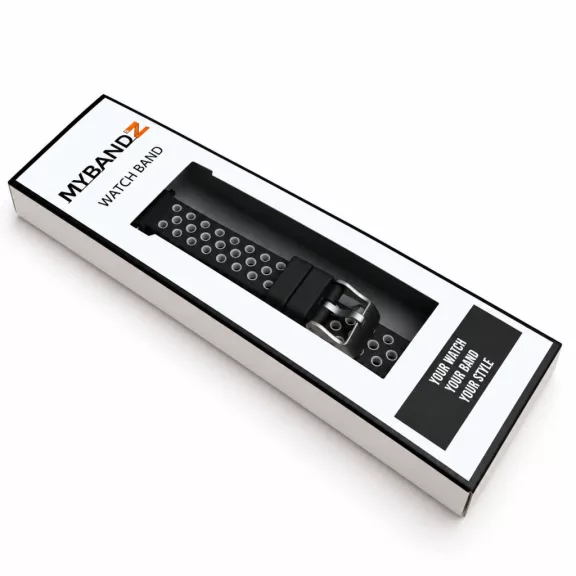 Xiaomi Smart Band 8/9/10-Lélegző szilikon óraszíj/fekete-szürke