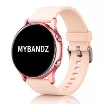 MYBANDZ Szilikon óraszíj fém csattal /púder/ / 20mm