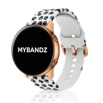   MYBANDZ Mintás szilikon óraszíj rosegold csattal (tappancsos)/ 20mm