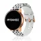 MYBANDZ Mintás szilikon óraszíj rosegold csattal (tappancsos)/ 20mm
