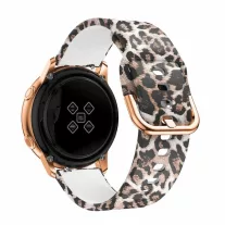   MYBANDZ Mintás szilikon óraszíj rosegold csattal /párducmintás/ / 20mm