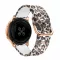 MYBANDZ Mintás szilikon óraszíj rosegold csattal /párducmintás/ / 20mm