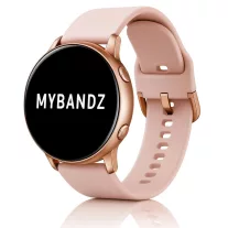 MYBANDZ Szilikon óraszíj fém csattal /pink// 20mm