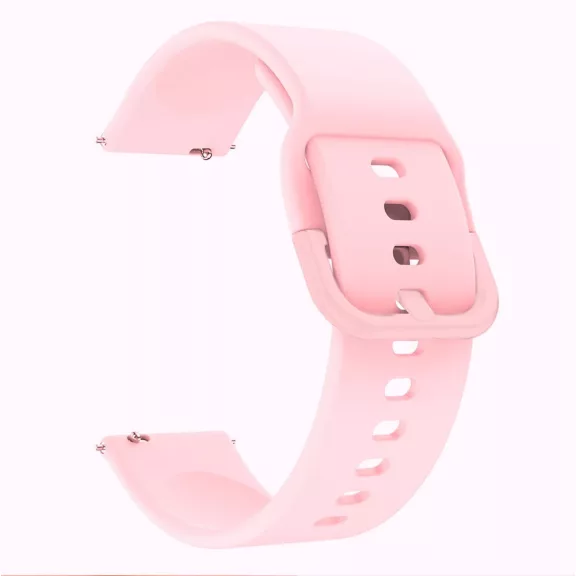 MYBANDZ Szilikon óraszíj fém csattal /baba-rózsaszín/ 20mm