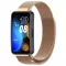 MYBANDZ Huawei Band 8/9/10 Milánói mágneses fém óraszíj/rosegold