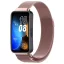 MYBANDZ Huawei Band 8/9/10 Milánói mágneses fém óraszíj/pink-arany