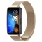 MYBANDZ Huawei Band 8/9/10 Milánói mágneses fém óraszíj/pezsgőarany