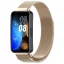 MYBANDZ Huawei Band 8/9/10 Milánói mágneses fém óraszíj/pezsgőarany