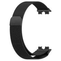   MYBANDZ Huawei Band 8/9/10 Milánói mágneses fém óraszíj/fekete