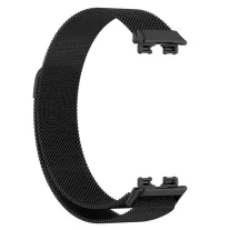   MYBANDZ Huawei Band 8/9/10 Milánói mágneses fém óraszíj/fekete