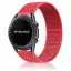 MYBANDZ Tépőzáras rugalmas szövet óraszíj /piros/ 20mm