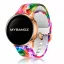 MYBANDZ Mintás szilikon óraszíj rosegold csattal (festék mintás) / 20mm