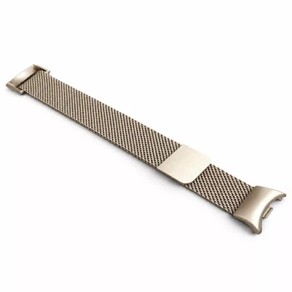 Xiaomi Smart Band 8/9/10 - Milánói mágneses fém óraszíj - pezsgőarany