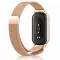 Xiaomi Smart Band 8/9/10 - Milánói mágneses fém óraszíj - rosegold