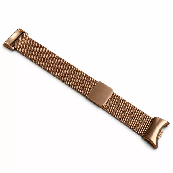 Xiaomi Smart Band 8/9/10 - Milánói mágneses fém óraszíj - rosegold
