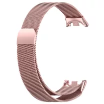   Xiaomi Smart Band 8/9/10 - Milánói mágneses fém óraszíj - pink-arany
