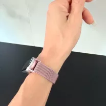   Xiaomi Smart Band 8/9/10 - Milánói mágneses fém óraszíj - pink-arany