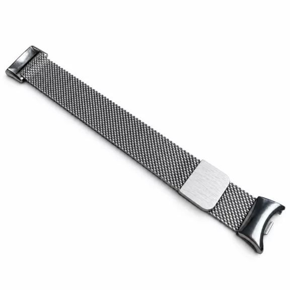 Xiaomi Smart Band 8/9/10 - Milánói mágneses fém óraszíj - ezüst