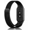 Xiaomi Smart Band 8/9/10 - Milánói mágneses fém óraszíj - fekete