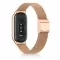 Xiaomi Smart Band 8/9/10 - Csatos milánói fém óraszíj - rosegold