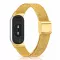 Xiaomi Smart Band 8/9/10 - Csatos milánói fém óraszíj - arany