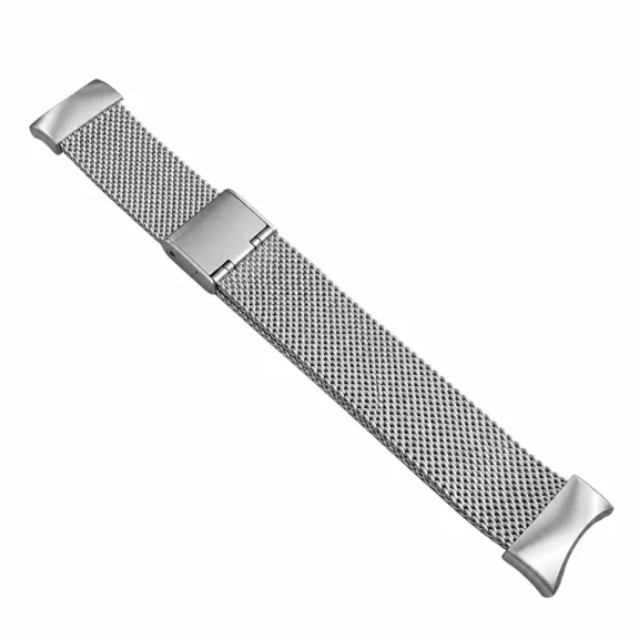 Xiaomi Smart Band 8/9/10 - Csatos milánói fém óraszíj - ezüst