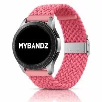 MYBANDZ Állítható fonott szövet óraszíj /púder/ 20mm