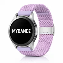   MYBANDZ Állítható fonott szövet óraszíj levendula/ 20mm