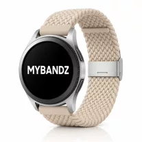 MYBANDZ Állítható fonott szövet óraszíj /bézs/ 20mm
