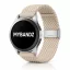 MYBANDZ Állítható fonott szövet óraszíj /bézs/ 20mm
