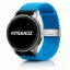 MYBANDZ Állítható fonott szövet óraszíj /égkék/ 20mm