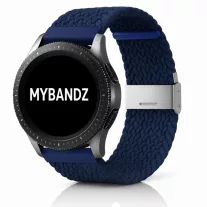 MYBANDZ Állítható fonott szövet óraszíj /kék/ 20mm