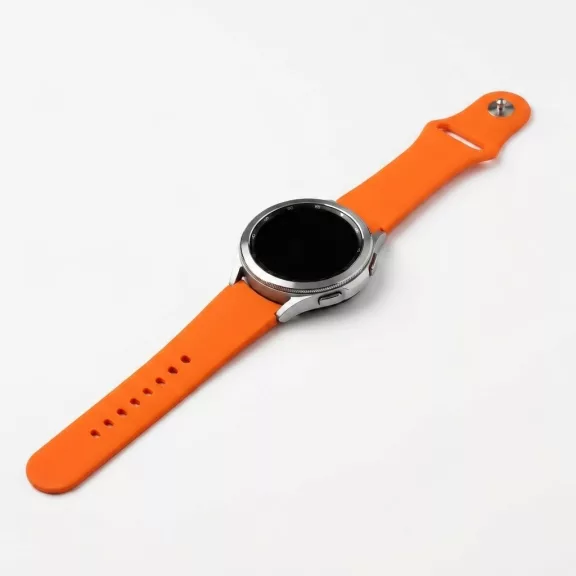 MYBANDZ Szilikon óraszíj gömb csattal /narancs/ 20mm