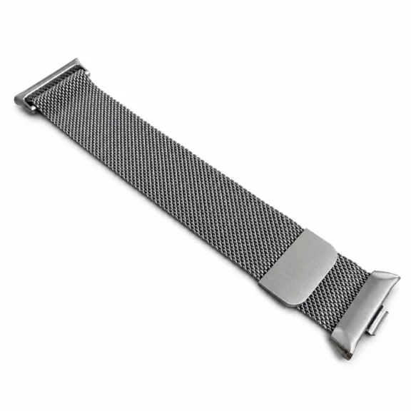 Mybandz Milánói mágneses fém óraszíj-ezüst(Xiaomi Smart Band 8/9/10 Pro/Xiaomi Redmi Watch 4-5-6)