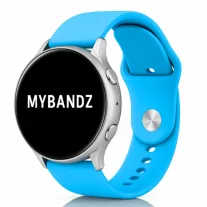 MYBANDZ Szilikon óraszíj gömb csattal /égkék/ 20mm