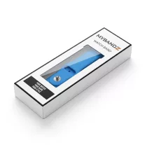 MYBANDZ Szilikon óraszíj gömb csattal /égkék/ 20mm