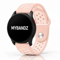 MYBANDZ Lélegző szilikon óraszíj /barack/ 20mm