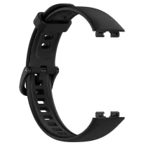 MYBANDZ Szilikon óraszíj/fekete Huawei Band 8/9/10