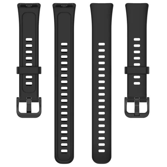 MYBANDZ Szilikon óraszíj/fekete Huawei Band 8/9/10