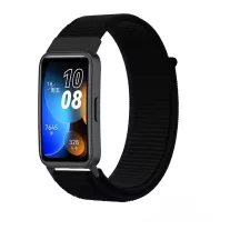   MYBANDZ Tépőzáras szövet óraszíj/fekete Huawei Band 8/9/10