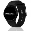 MYBANDZ Szilikon óraszíj Galaxy Watch 4-5-6-7/fekete-rés nélkül/ 20mm