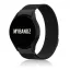 MYBANDZ Milánói mágneses fém óraszíj /fekete-rés nélkül/ 20mm