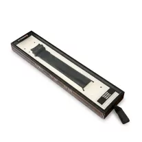   MYBANDZ Milánói mágneses fém óraszíj /fekete-rés nélkül/ 20mm