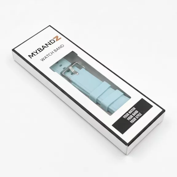MYBANDZ Szilikon óraszíj Galaxy Watch 4-5-6-7/babakék-rés nélkül/ 20mm